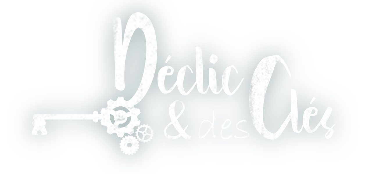 logo blanc déclic et des clés 3