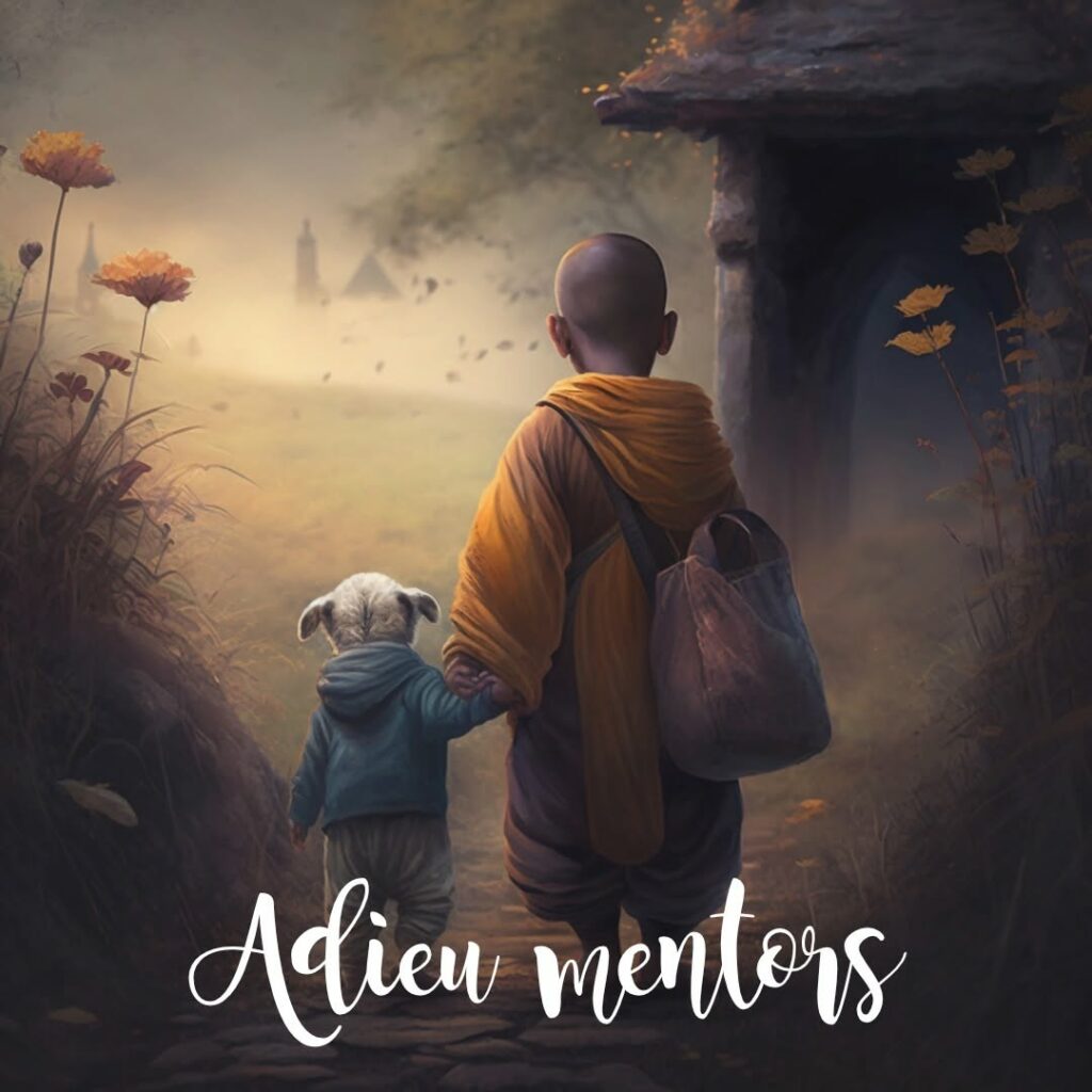 Illustration de l’article « Adieu mentors » d’Élodie Rivero